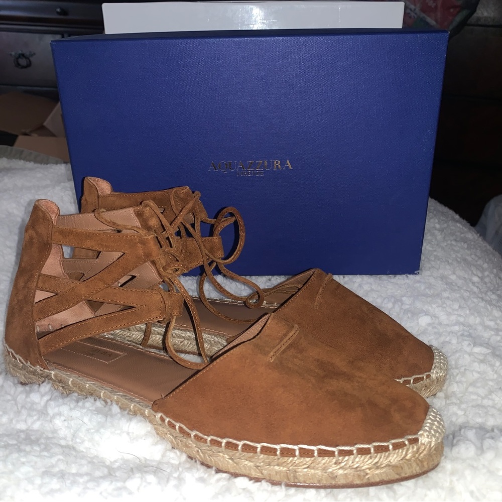 Aquazzura espadrilles in like new condition